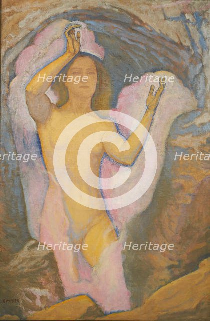 Venus in the Grotto III, 1916. Creator: Moser, Koloman (1868-1918).