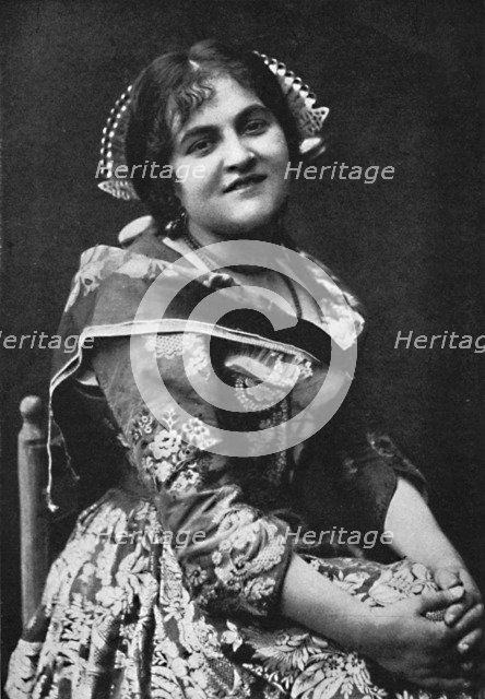 A girl of Lombardy, 1912. Artist: Unknown.