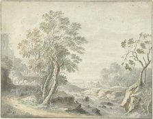 Italian landscape, 1700-1800. Creator: Anon.