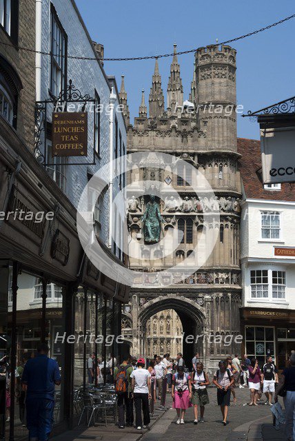 UK, Canterbury, Cathedral views, 2009. Creator: Ethel Davies.