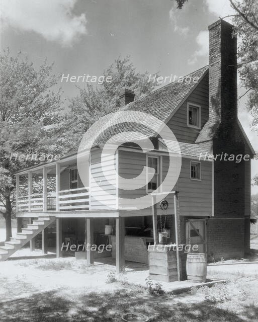 Mangohick Village house, Mangohick Village, King William County, Virginia, 1935. Creator: Frances Benjamin Johnston.