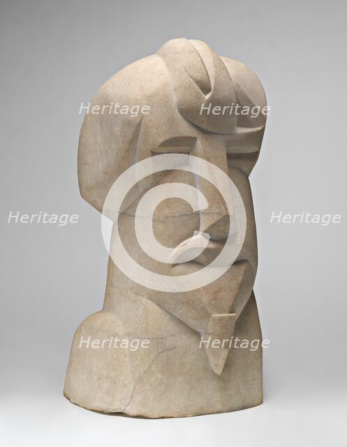 Hieratic Head of Ezra Pound, 1914. Creator: Henri Gaudier-Brzeska.