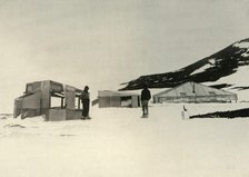 'The Winter Quarters of the Discovery Expedition at Hut Point', c1908, (1909).  Artist: Unknown.