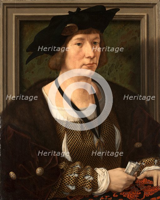 Portrait of Henry III of Nassau-Breda (1483-1538). Artist: Gossaert, Jan (ca. 1478-1532)