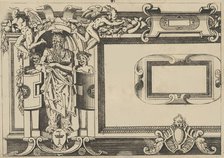 Designs for frames after the Galerie de François 1er at Fontainebleau, 1542-47., 1542-47. Creator: Jacques Androuet Du Cerceau.