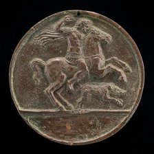 Meleager on Horseback [reverse], late 15th - early 16th century. Creator: Unknown.