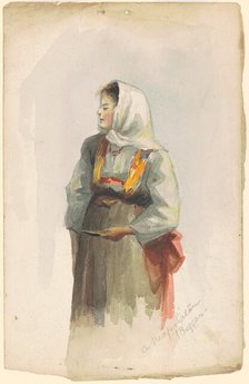 A Neopolitan Beggar, c. 1892. Creator: Marietta Minnigerode Andrews.
