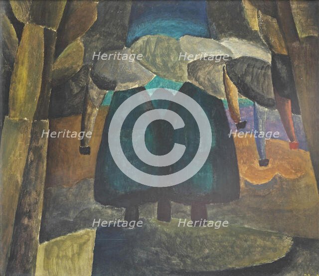 Sailboats on the Lys, c1920-1923. Creator: Van den Berghe, Frits (1883-1939).