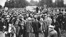 An anti-war meeting, Hyde Park, London, 1926-1927. Artist: Unknown