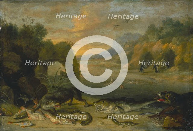 Water, between 1660 and 1670. Creator: Jan van Kessel.