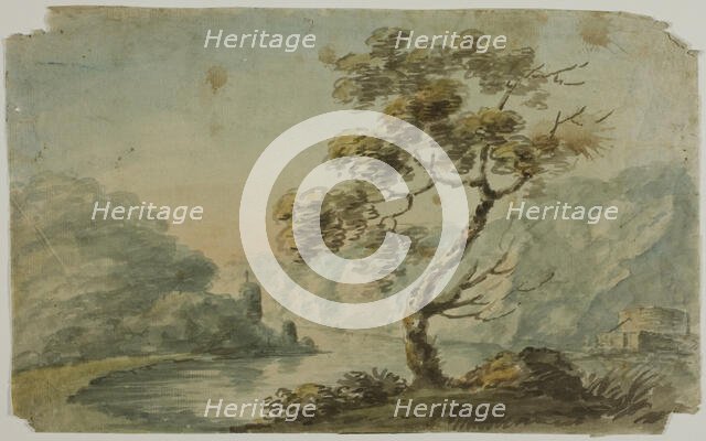 Windswept Landscape, n.d. Creator: Nicholas Pocock.