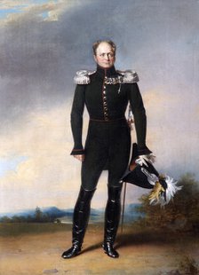 Portrait of Tsar Alexander I of Russia, 1825.  Artist: George Dawe.