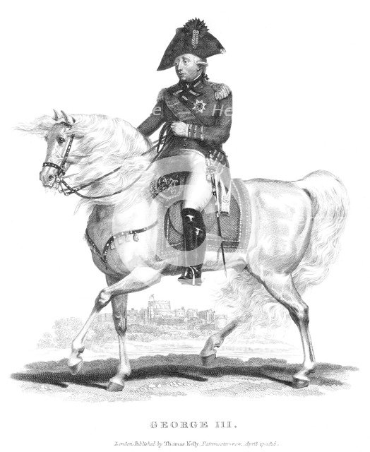George III of the United Kingdom, 1816. Artist: Thomas Kelly-Kenny