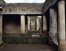 Courtyard, House of Loreius Tiburtinus (House of Octavius Quartio), Pompeii, Italy, 2002. Creator: LTL.