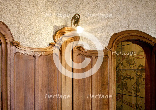 Interior-Hotel van Eetvelds, Av. Palmeston, Brussels, Belgium, (1895), c2014-2017. Artist: Alan John Ainsworth.