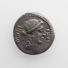 Denarius of Aulus Licinus Nerva, 47 B.C. Creator: Unknown.