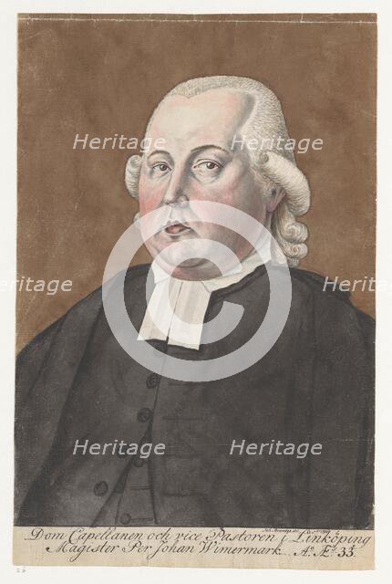 Portrait of Per Johan Wimermark, 1796.  Creator: Jan Brandes.