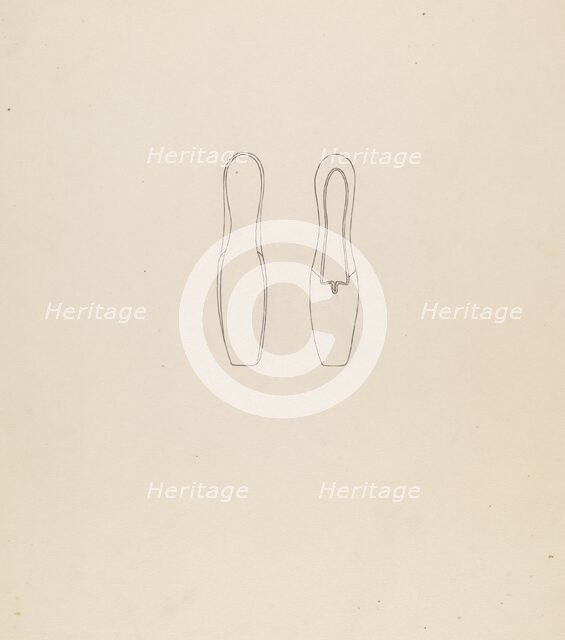 Shoe, 1935/1942. Creator: Mae A. Clarke.