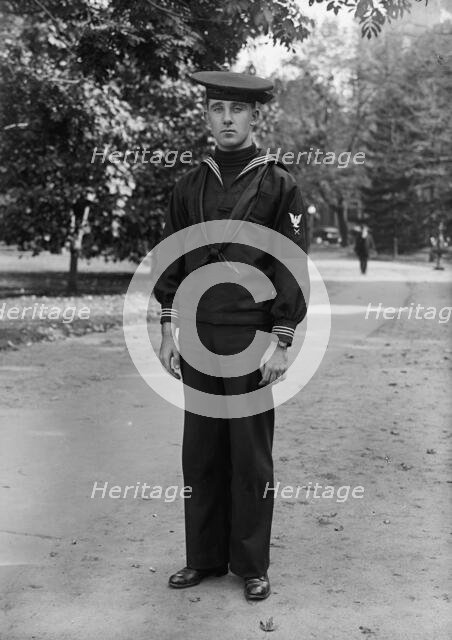 C. Dunbar, Sailor, U.S.N. (W.), 1917. Creator: Harris & Ewing.