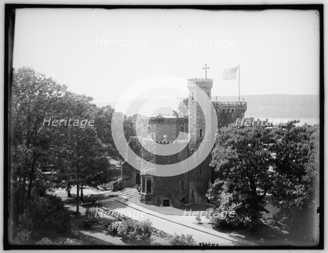 Castle, Academy of Mount St. Vincent, front view, New York, N.Y., between 1905 and 1915. Creator: Unknown.
