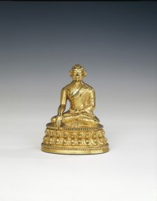 Gilt bronze Lama, Tibet, 16th-17th century. Artist: Unknown