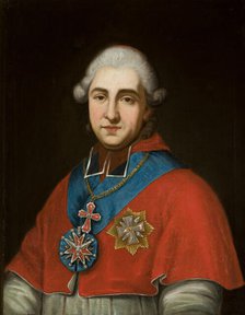 Portrait of Primate Michal Jerzy Poniatowski, 1784-1791. Creator: Unknown.