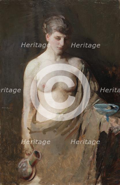 Hebe, c. 1890. Creator: Abbott Handerson Thayer (American, 1849-1921).