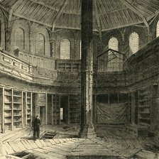 'The Chapter House Previous to its Restoration', (1881). Creator: Unknown.