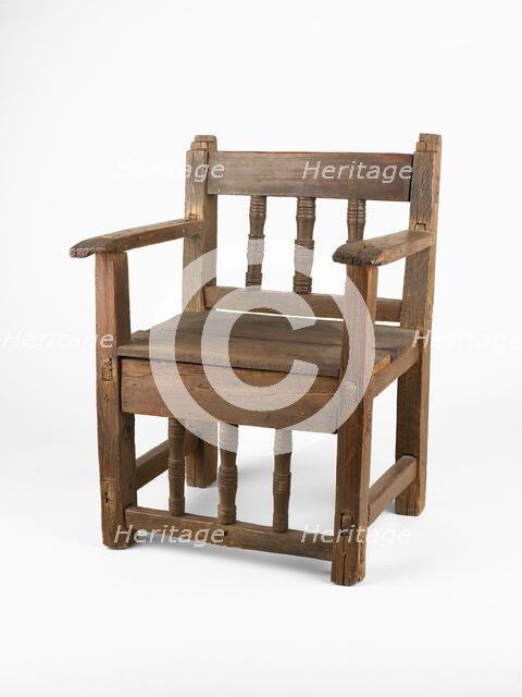 Armchair, 1780/1830. Creator: Unknown.