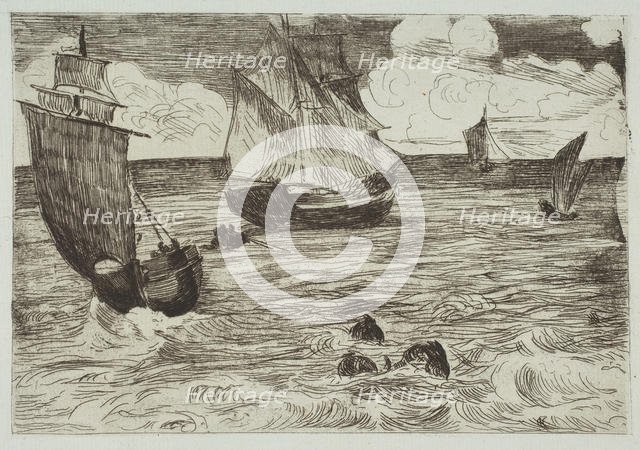 Marine, 1865-66. Creator: Edouard Manet.