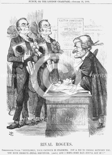 'Rival Rogues', 1880. Artist: Joseph Swain