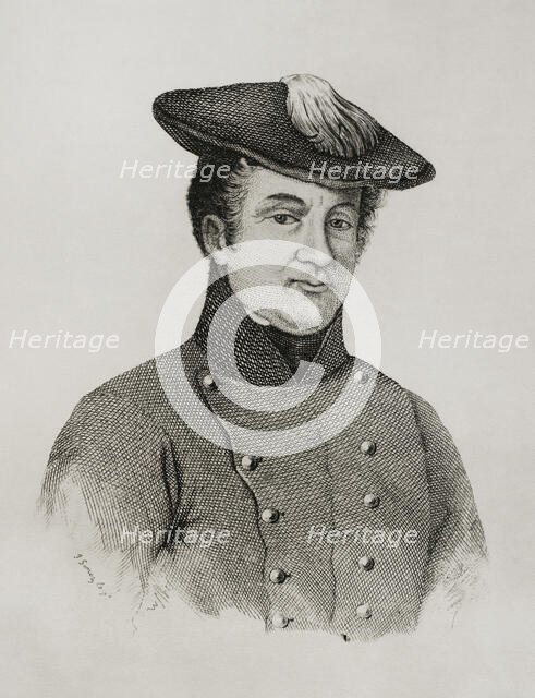 Portrait of Miguel Sancho Gómez y Damas (1785-1864), Spanish military, 1845.  Creator: Jose Gomez.