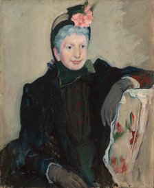 Portrait of an Elderly Lady, c. 1887. Creator: Mary Cassatt.