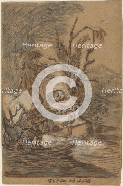 Capriccio with Antique Ruins, 1730s. Creator: Johann George Böhm.