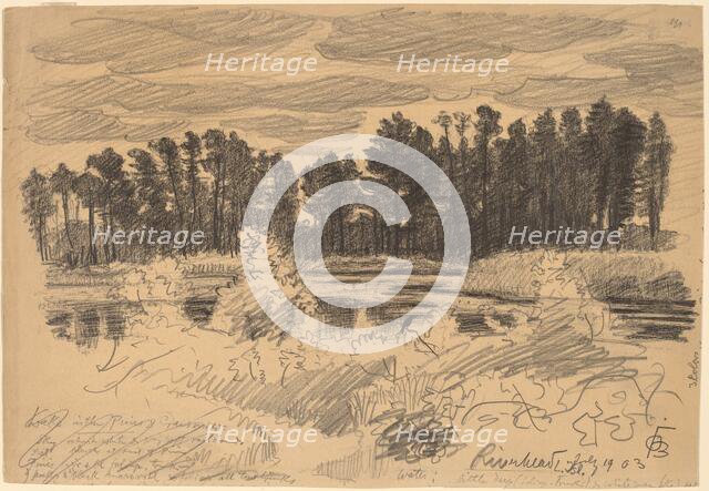 Riverhead, Long Island, 1903. Creator: Oscar Bluemner.