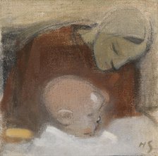 Mother and Child, 1917. Creator: Helene Schjerfbeck.