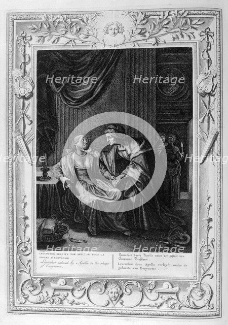 'Leucothoe Seduced by Apollo in the Shape of Eurynome', 1733. Artist: Bernard Picart