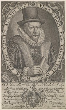 Sir Thomas Smith, first Governor of the East India Company, ambassador to Russia 1604-1605, 1617. Creator: Passe, Simon van de (um 1595-1647).