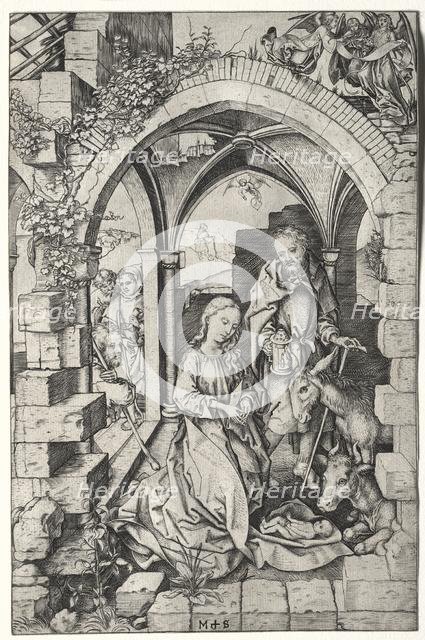 The Nativity. Creator: Martin Schongauer (German, c.1450-1491).