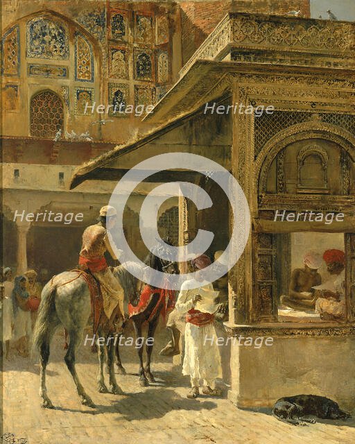 Hindu Merchants, ca. 1885. Creator: Edwin Lord Weeks.