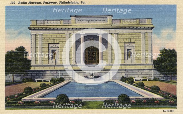 Rodin Museum, Benjamin Franklin Parkway, Philadelphia, Pennsylvania, USA, 1937. Artist: Unknown