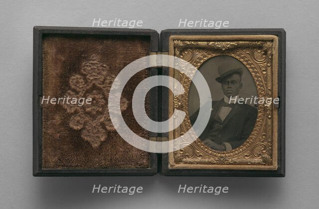 Tintype of James Washington, late 19th century. Creator: Unknown.