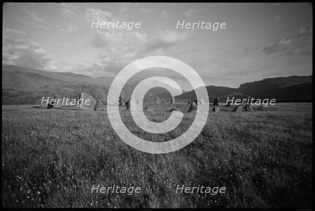Castlerigg Stone Circle, Keswick, Allerdale, Cumbria, c1955-c1980. Creator: Ursula Clark.