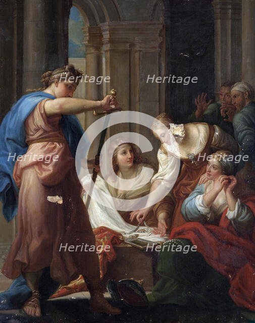 Achilles and the daughters of Lycomedes, c1760s. Creator: Pompeo Batoni.