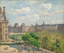 Place du Carrousel, Paris, 1900. Creator: Camille Pissarro.