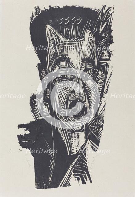 Dr. Ludwig Binswanger, 1917/1918. Creator: Ernst Kirchner.