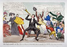 'The exile restored...', 1820. Artist: Anon