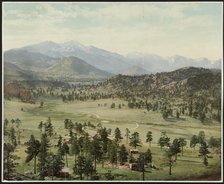 Long's Peak from Estes Park, Colorado, c1900. Creator: William H. Jackson.