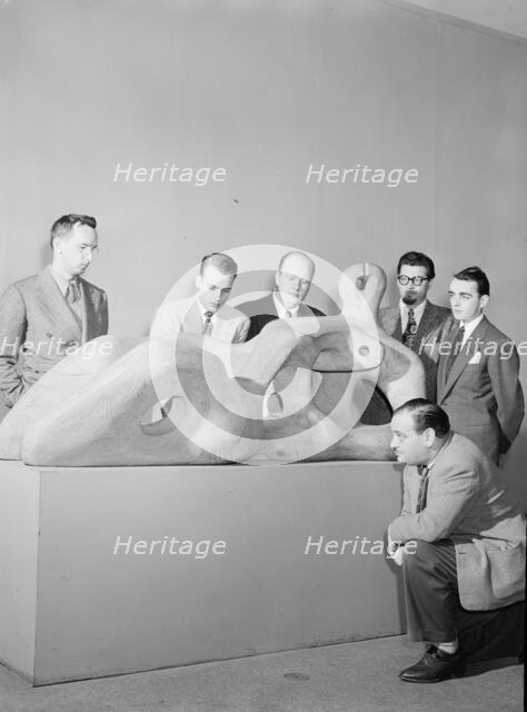 Portrait of Eddie Sauter, Neal Hefti, Edwin A. Finckel, George Handy...Museum of Modern..., NY, 1947 Creator: William Paul Gottlieb.
