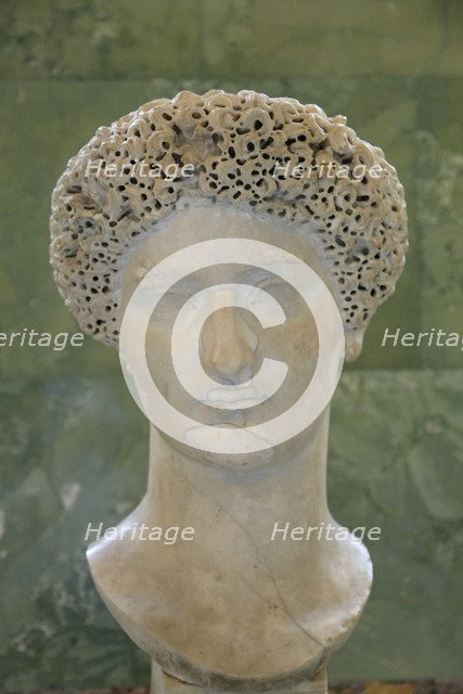 Portrait of Domitia Longina, wife of the Roman Emperor Domitian, late 1st century. Artist: Unknown